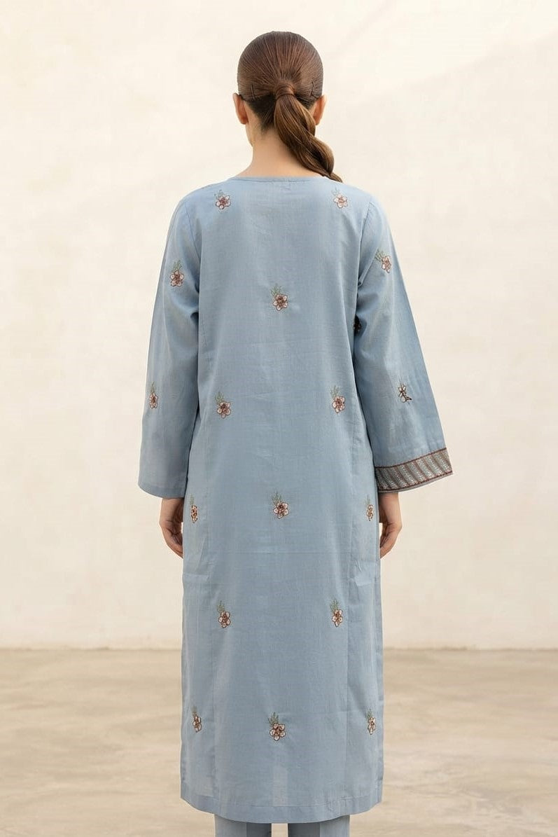 Stylo Stitched Embroidered Lawn Cotton 3pc