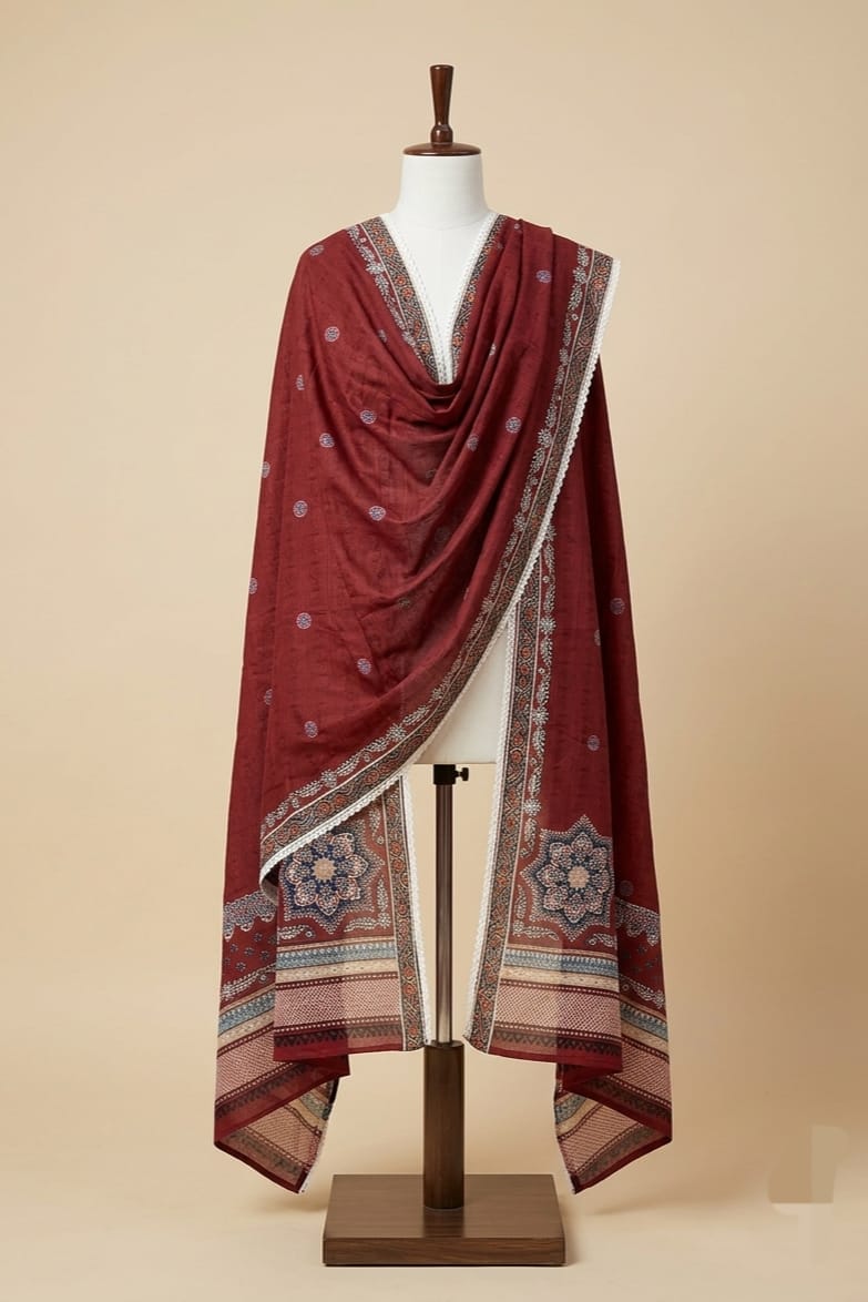Zellbury Digital Printed Premium Dupatta
