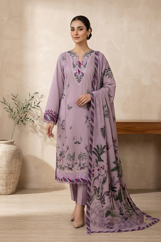 La Reine Stitched Embroidered 3Pc