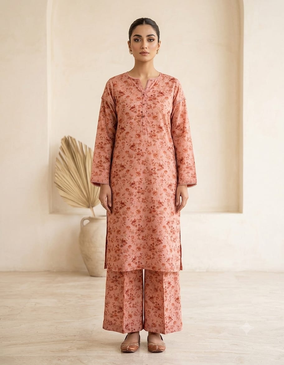 Zellbury Stitched Printed Lawn ST 2pc