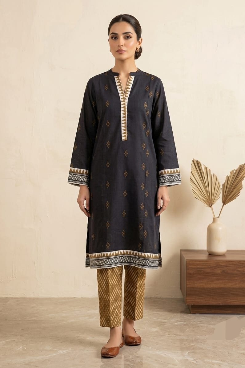 Zellbury Stitched Printed Lawn Shirt