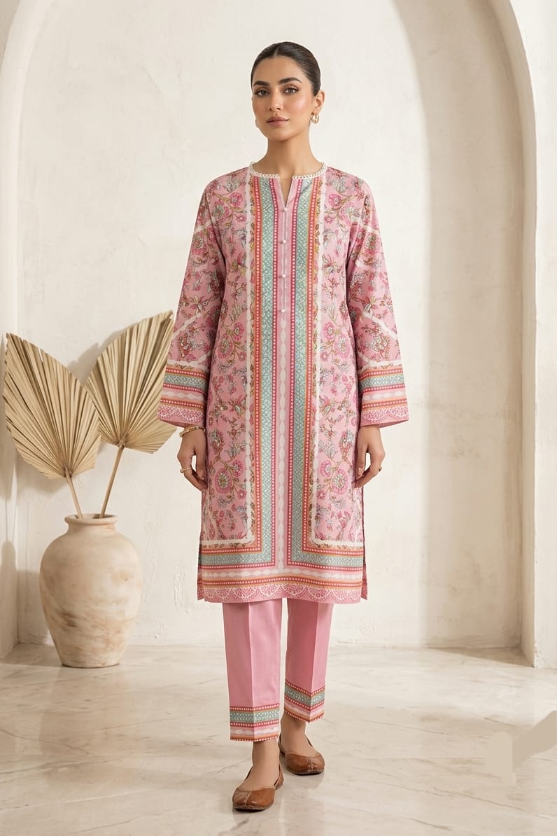 Zellbury Stitched Printed Lawn Shirt