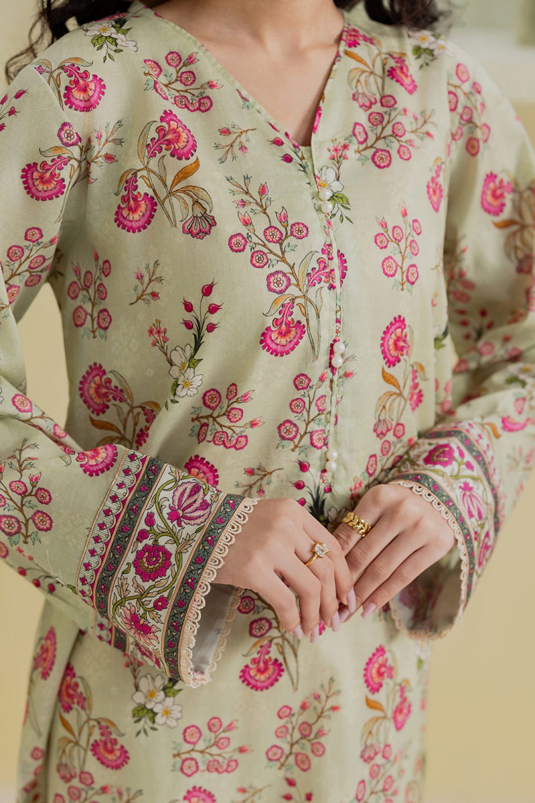 Zellbury Stitched Printed Lawn Shirt