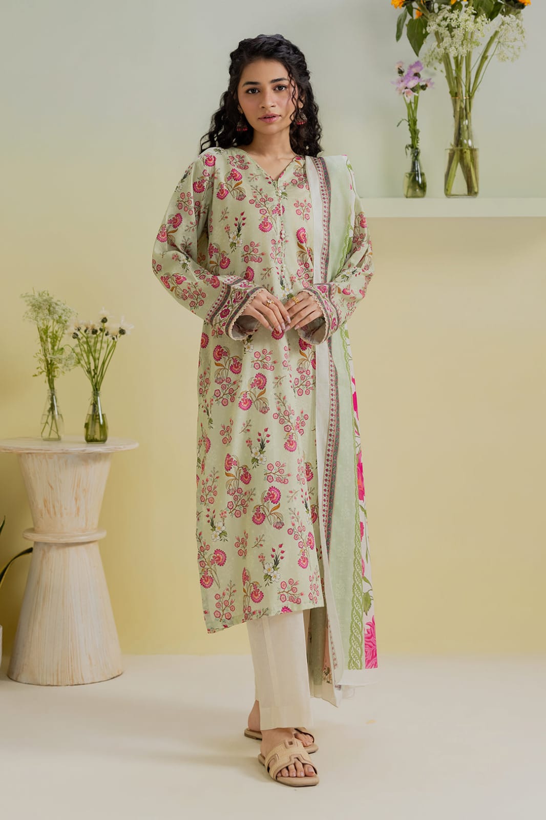Zellbury Stitched Printed Lawn Shirt