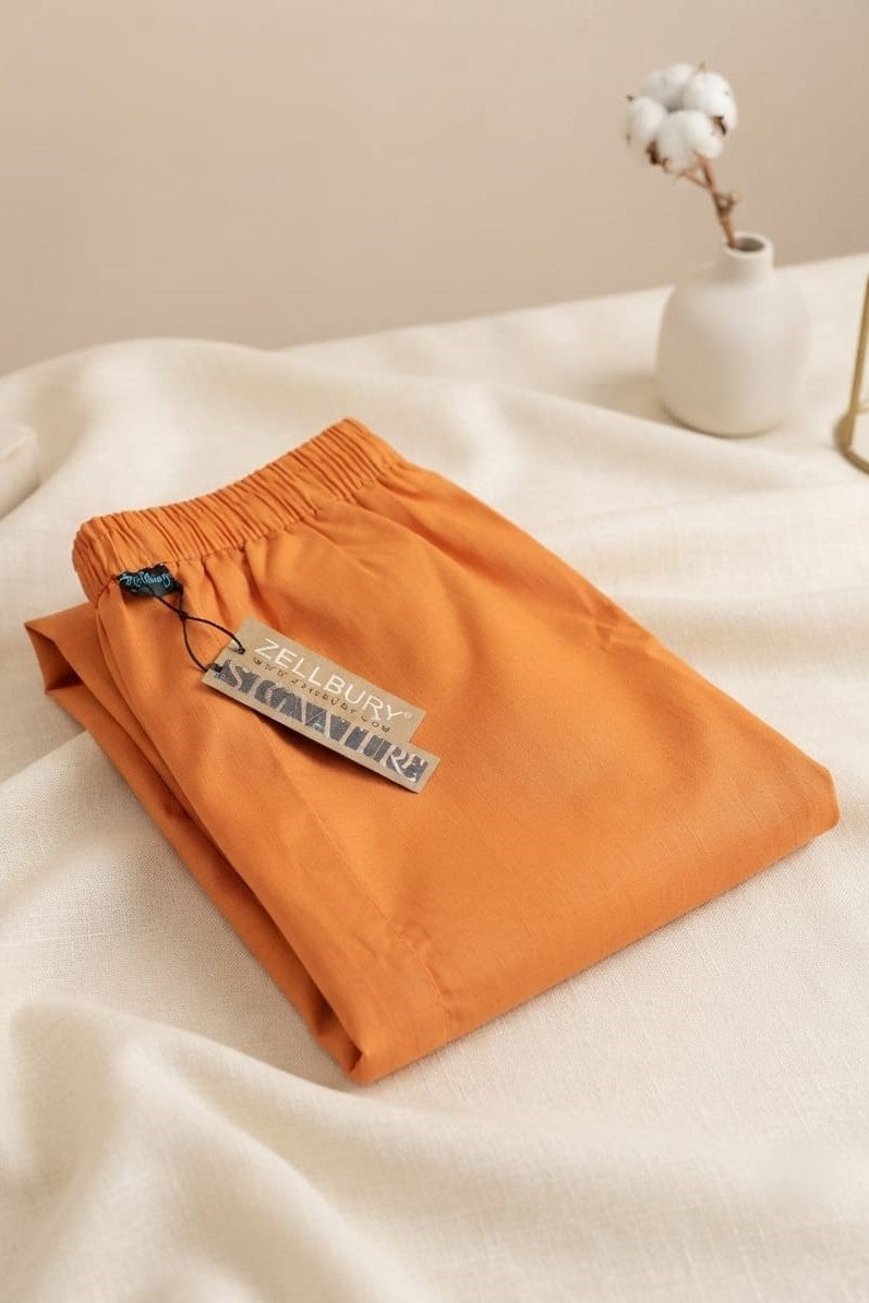 Zellbury Stitched Plain Lawn Trouser