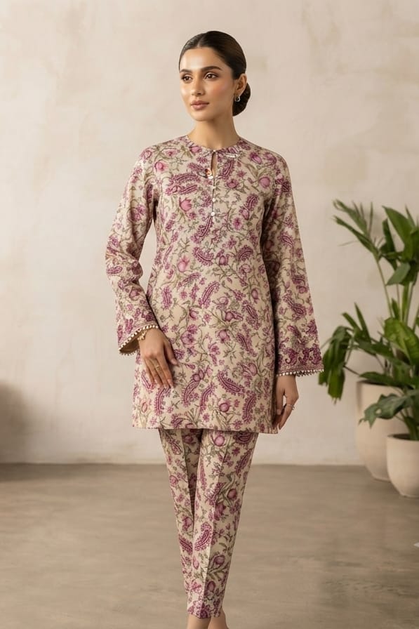 Zellbury Stitched Printed Lawn Shirt