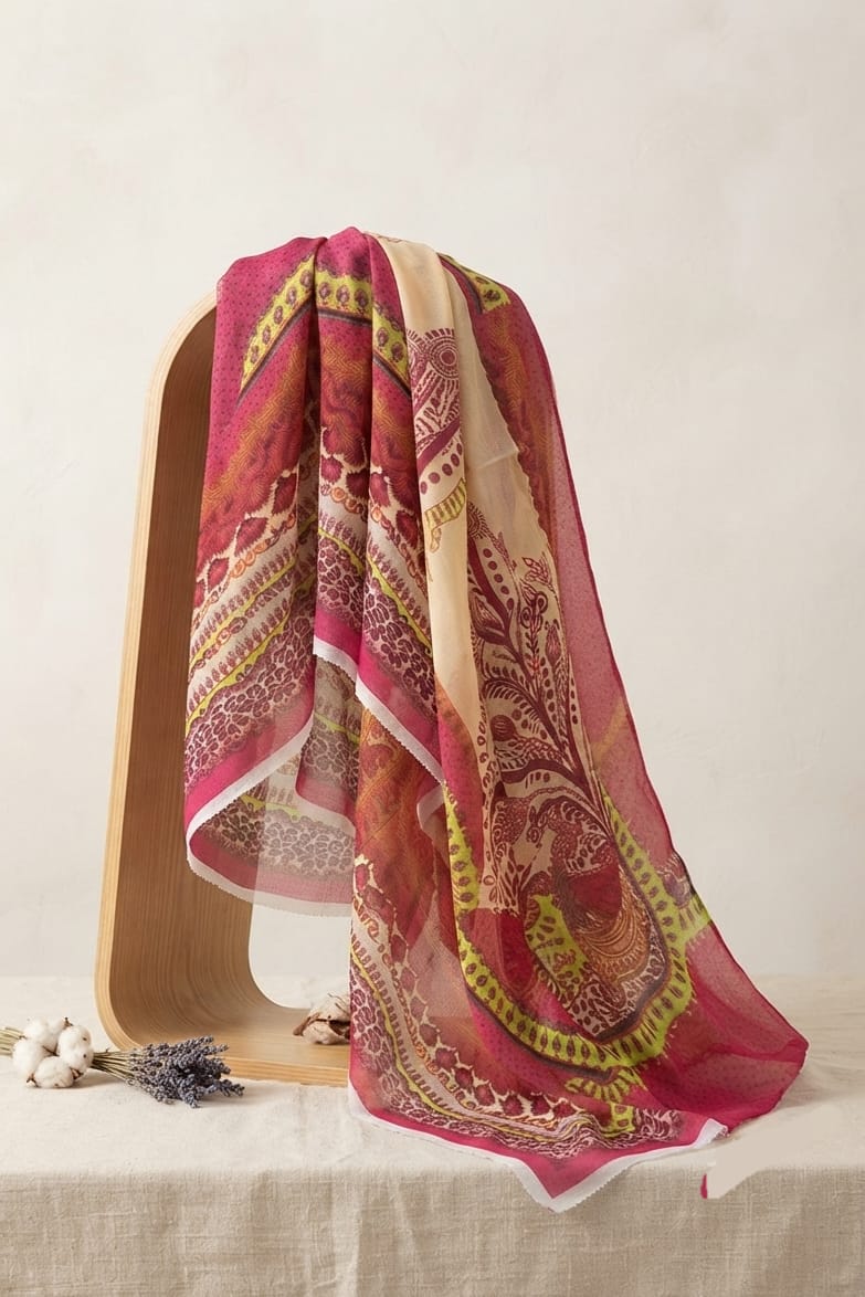 Zellbury Digital Printed Premium Dupatta