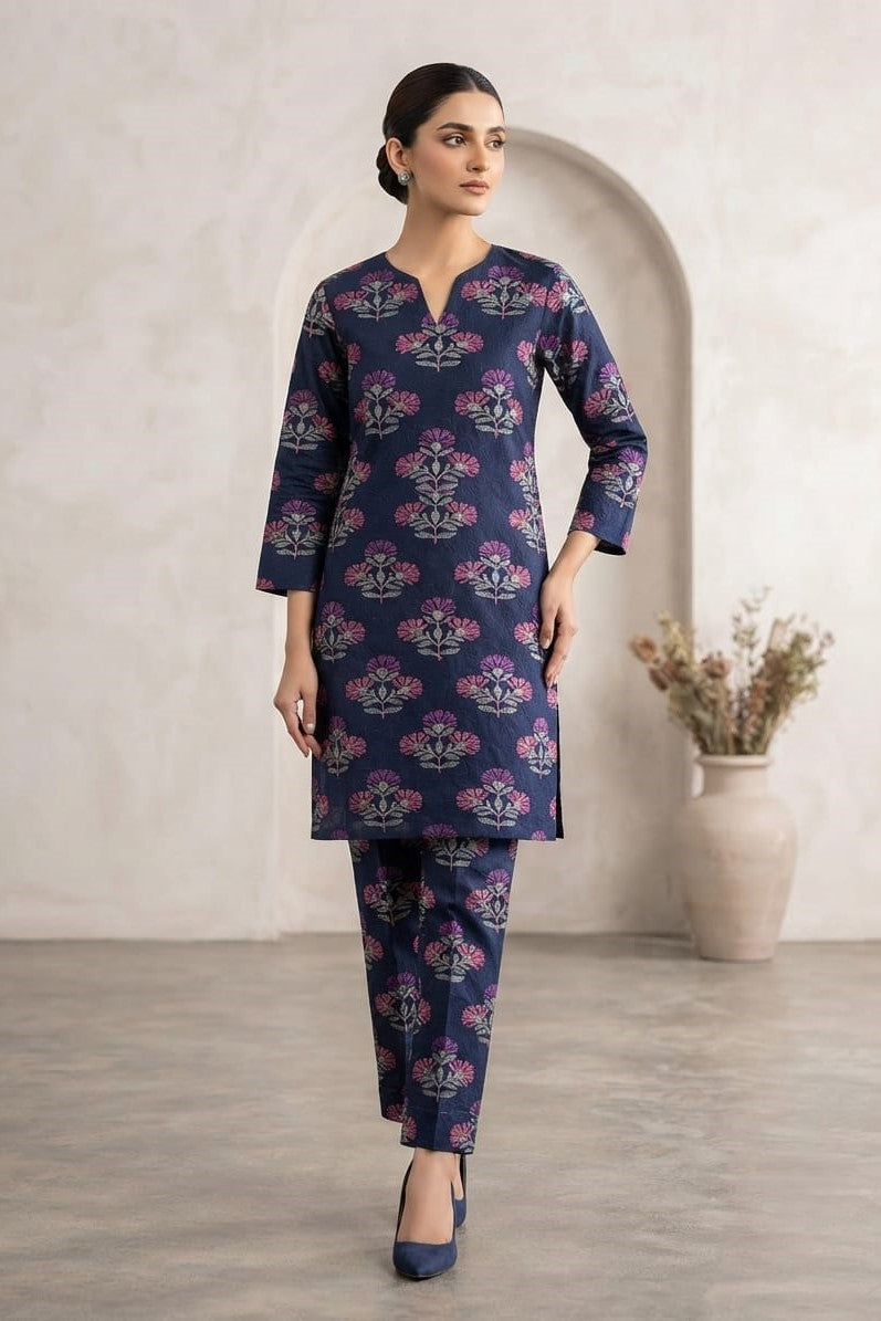 Designer Unstitched Embroidered ST Lawn 2pc