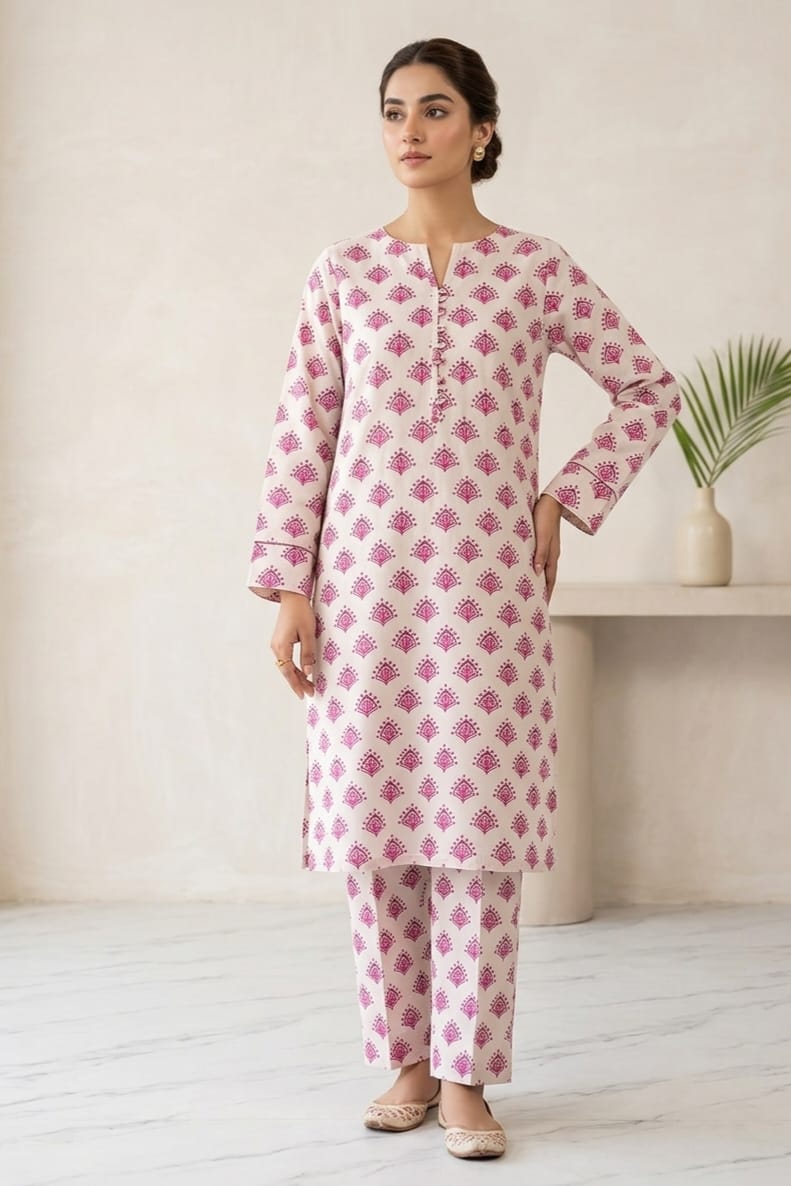 Mix Brand Unstitched Printed Lawn Allover ST 2pc