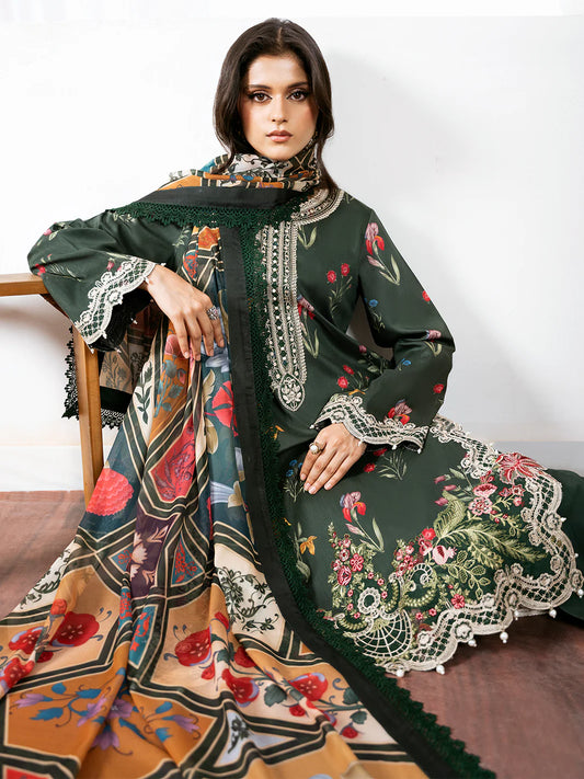 Bin Ilyas Luxury Embroidered Viscose Noura 3pc