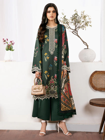 Bin Ilyas Luxury Embroidered Viscose Noura 3pc