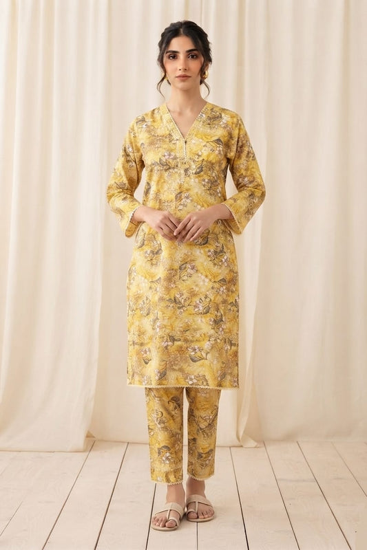 Bin Saeed Stitched Printed Lawn ST 2pc