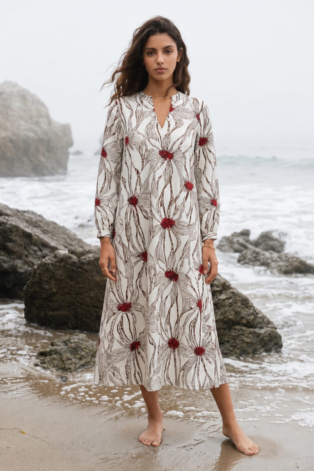 Zellbury Stitched Printed Lawn Shirt