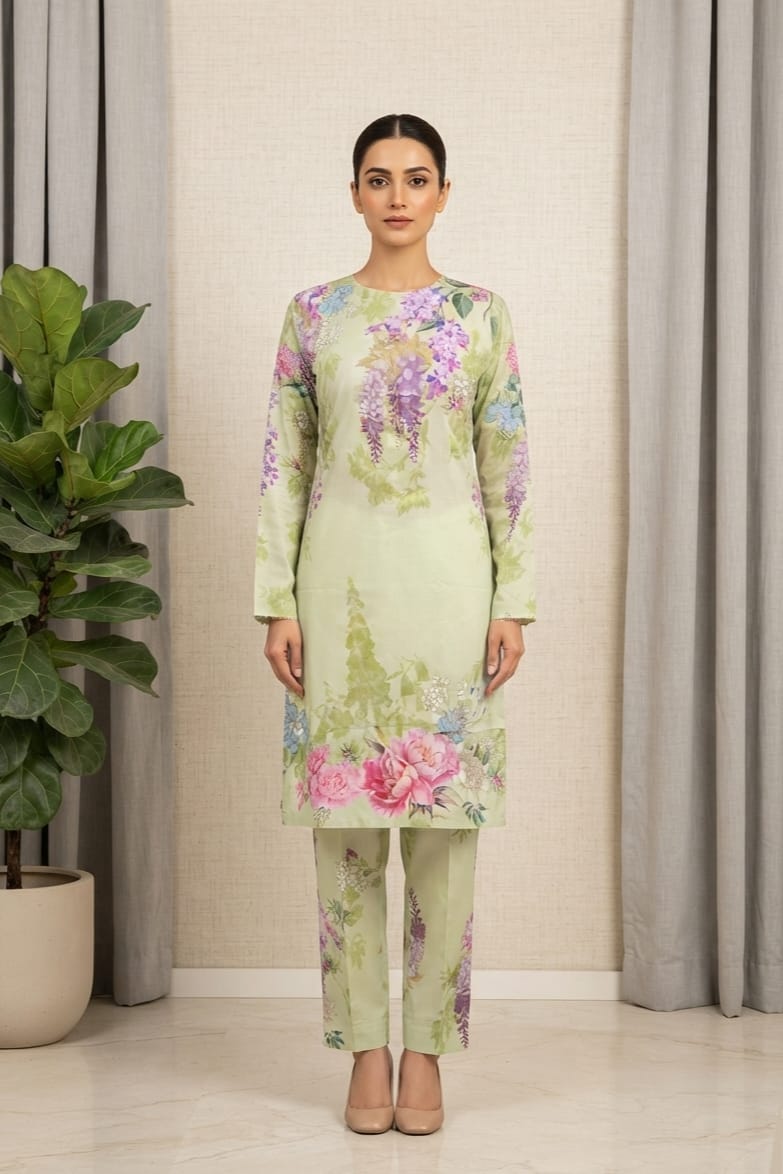Zellbury Stitched Printed Lawn Shirt