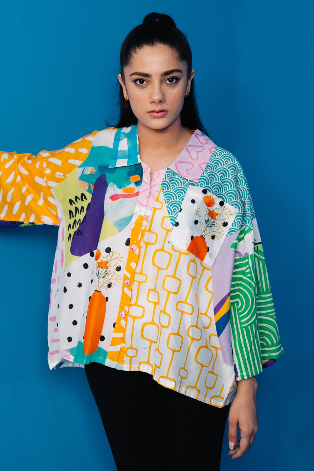 Zellbury Stitched Printed Lawn Shirt
