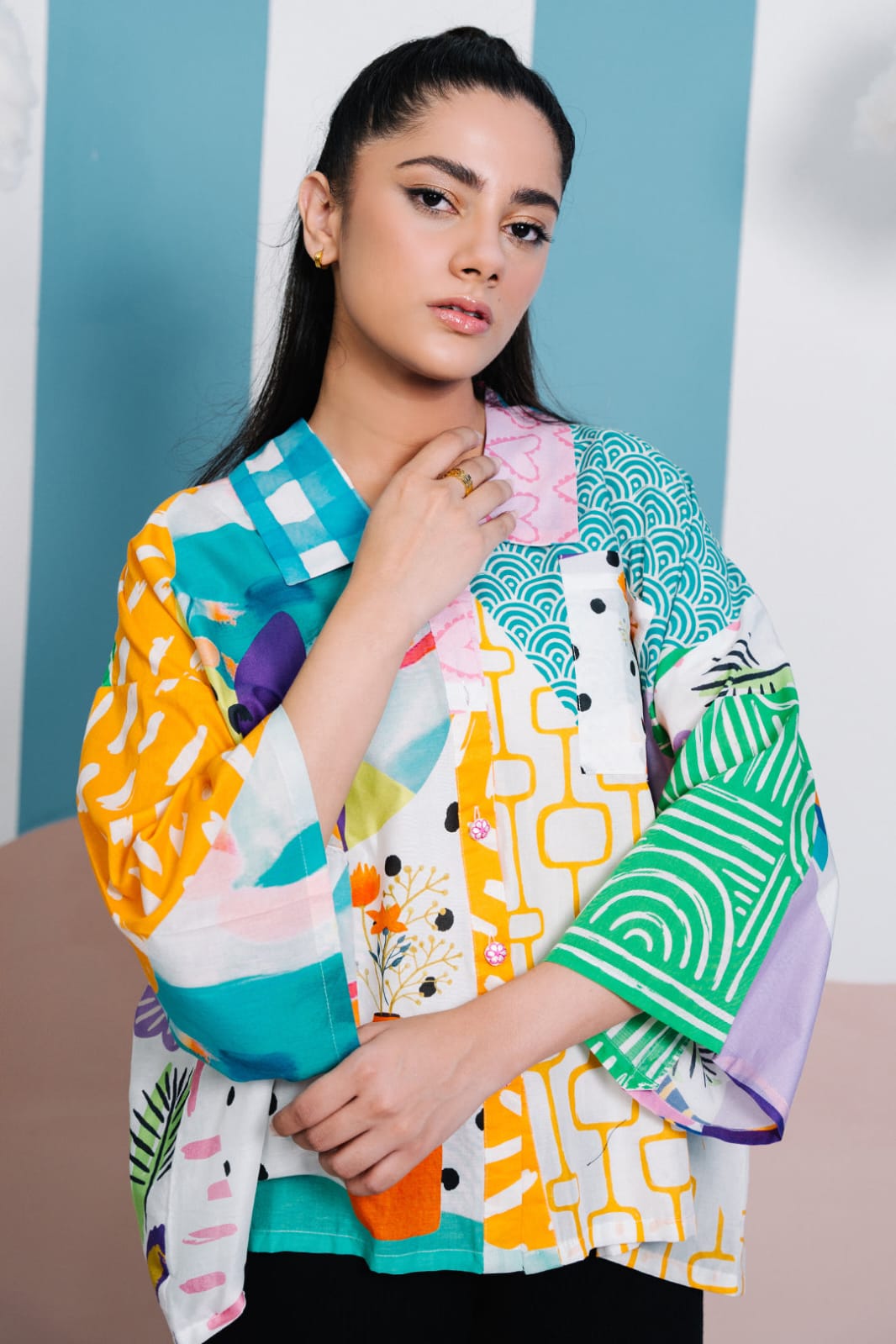 Zellbury Stitched Printed Lawn Shirt
