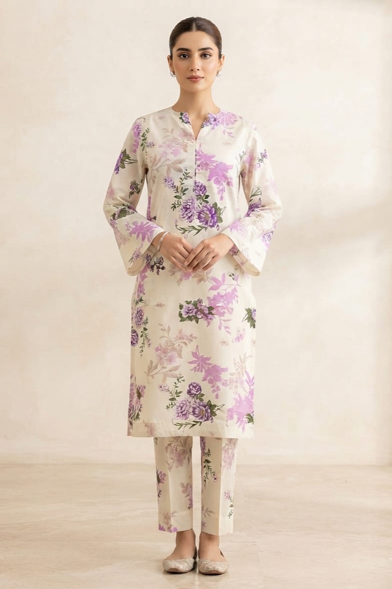 Zellbury Stitched Printed Lawn Shirt