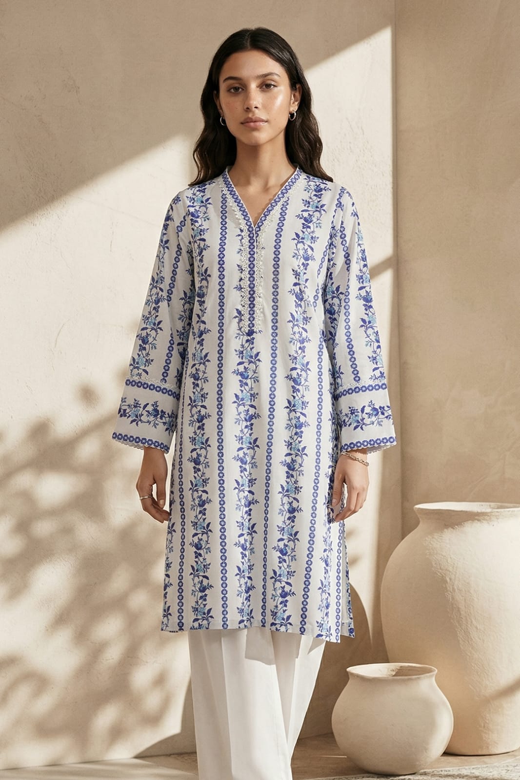 Zellbury Stitched Printed Lawn Shirt