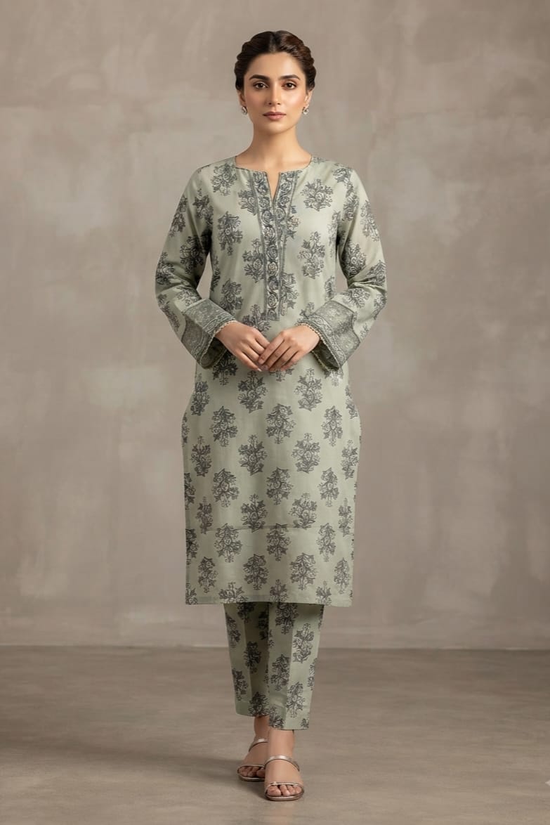 Zellbury Stitched Printed Lawn Shirt