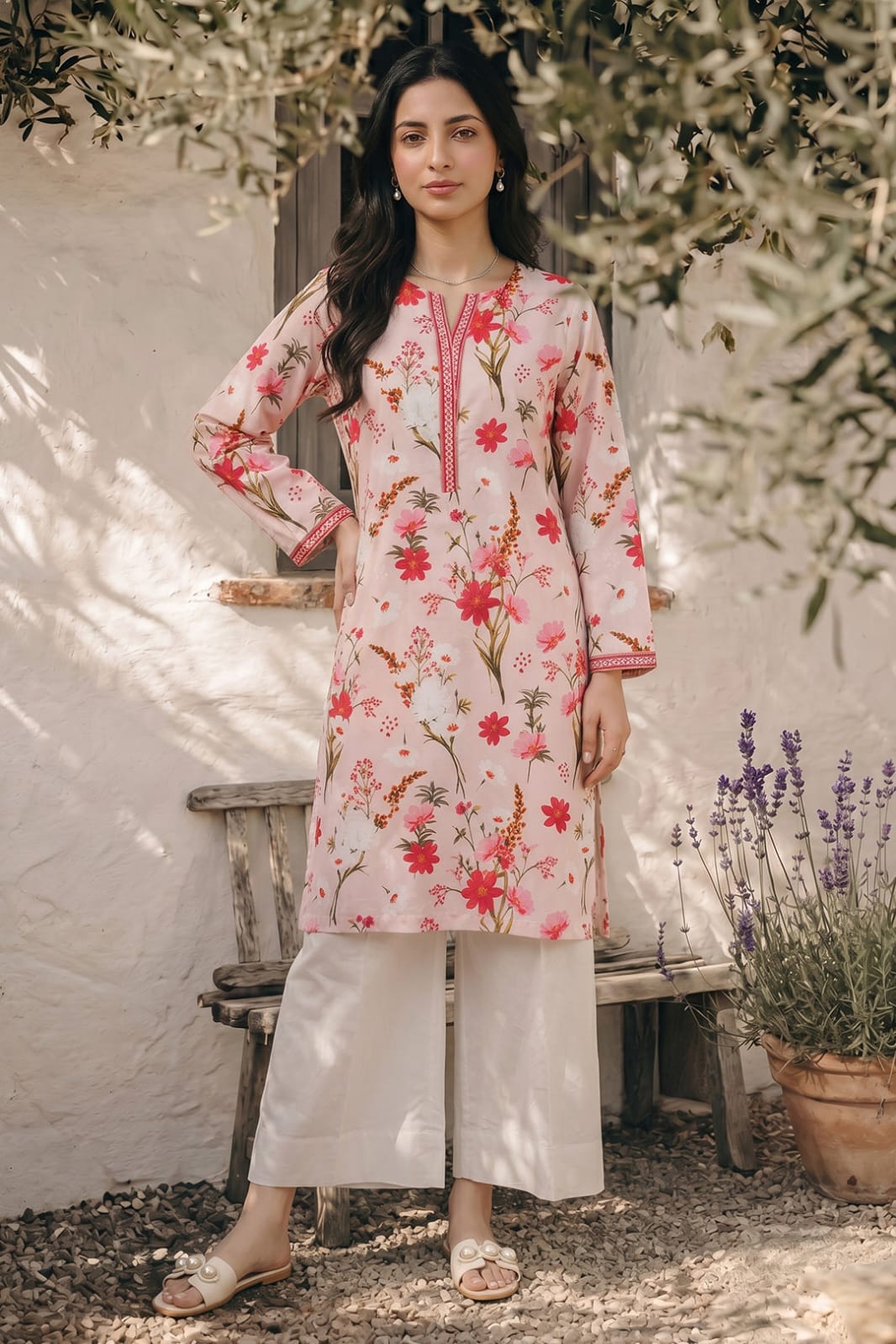Zellbury Stitched Printed Lawn Shirt