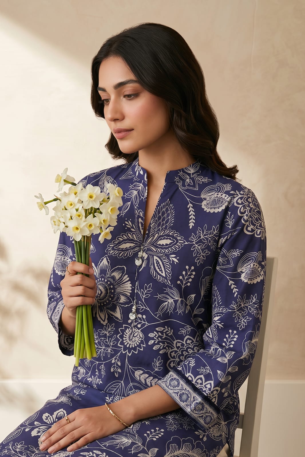 Zellbury Stitched Printed Lawn Shirt