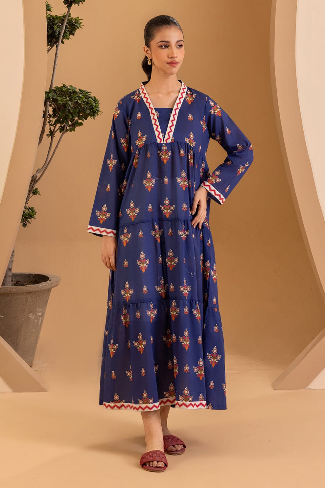 Zellbury Stitched Printed Lawn Shirt