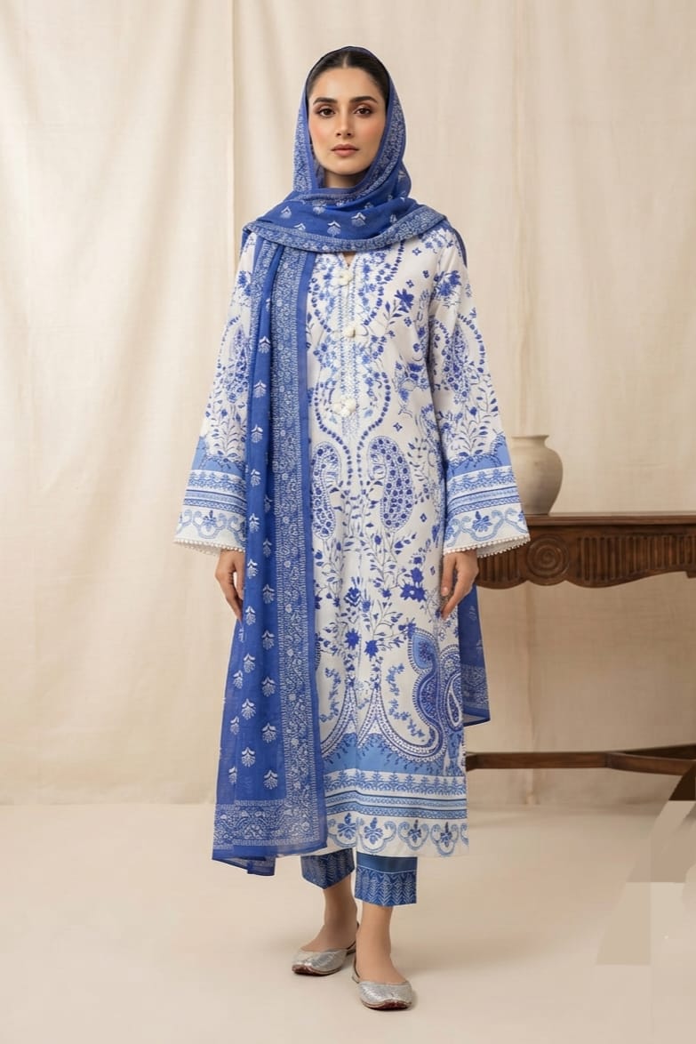 Zellbury Stitched Printed Lawn SD 2pc