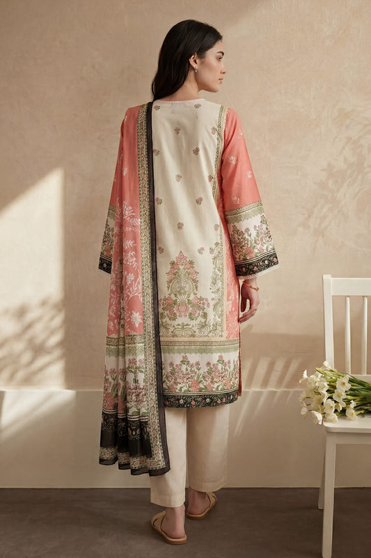Zellbury Stitched Printed Lawn SD 2pc