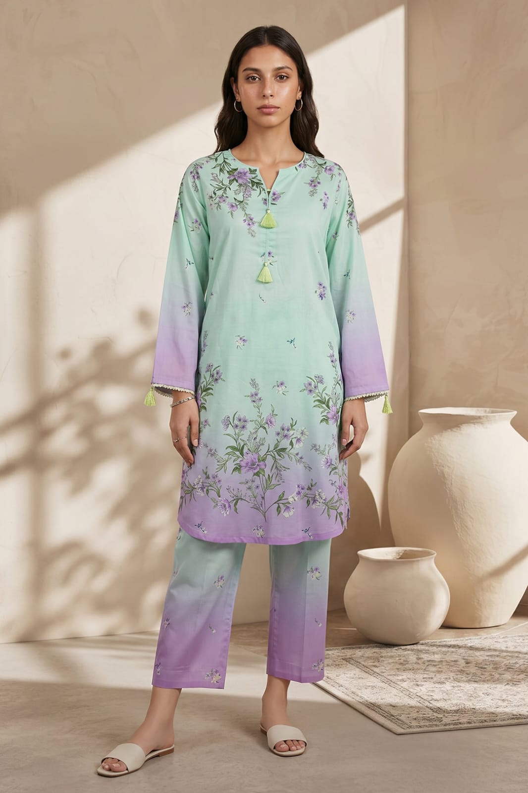 Zellbury Stitched Printed Lawn ST 2pc