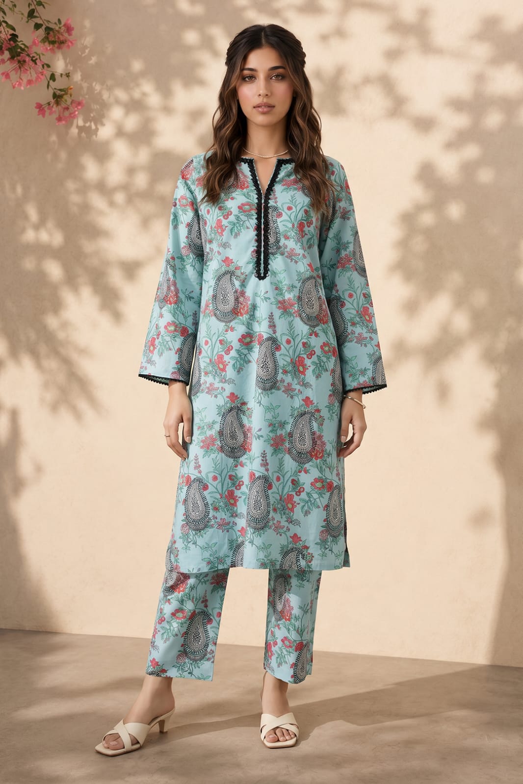 Zellbury Stitched Printed Lawn ST 2pc