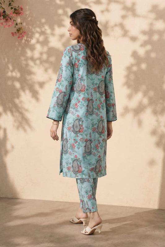 Zellbury Stitched Printed Lawn ST 2pc