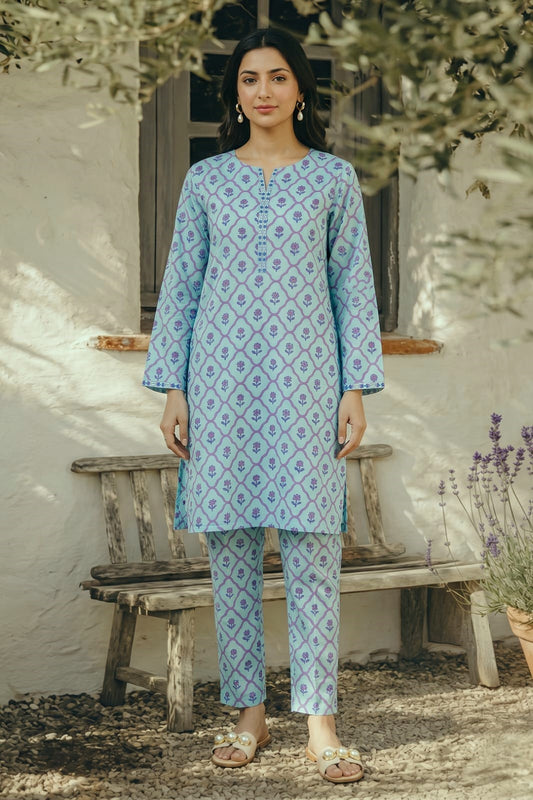 Zellbury Stitched Printed Lawn ST 2pc