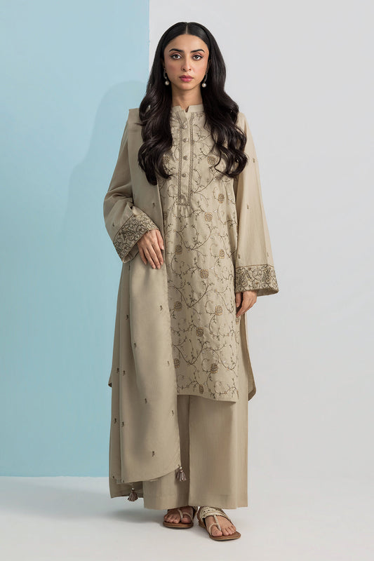 Zellbury Stitched Embroidered Lawn 3pc