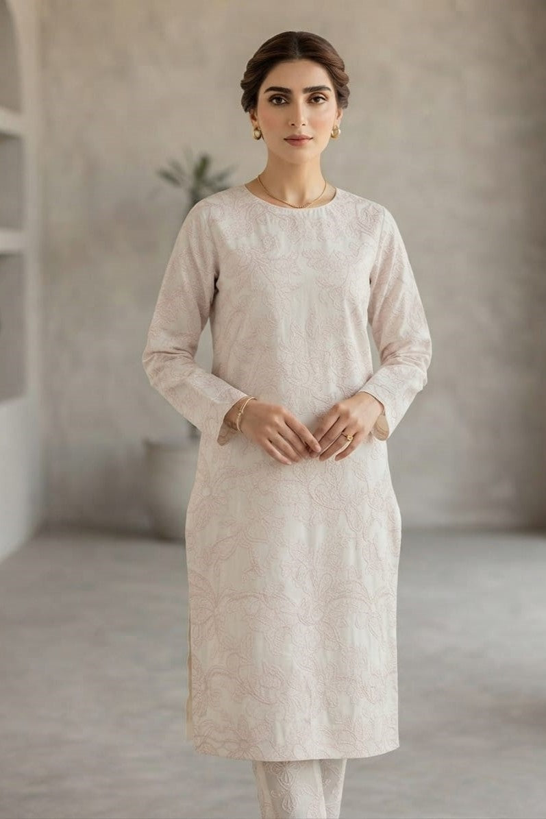 Designer Unstitched Embroidered ST Lawn 2pc