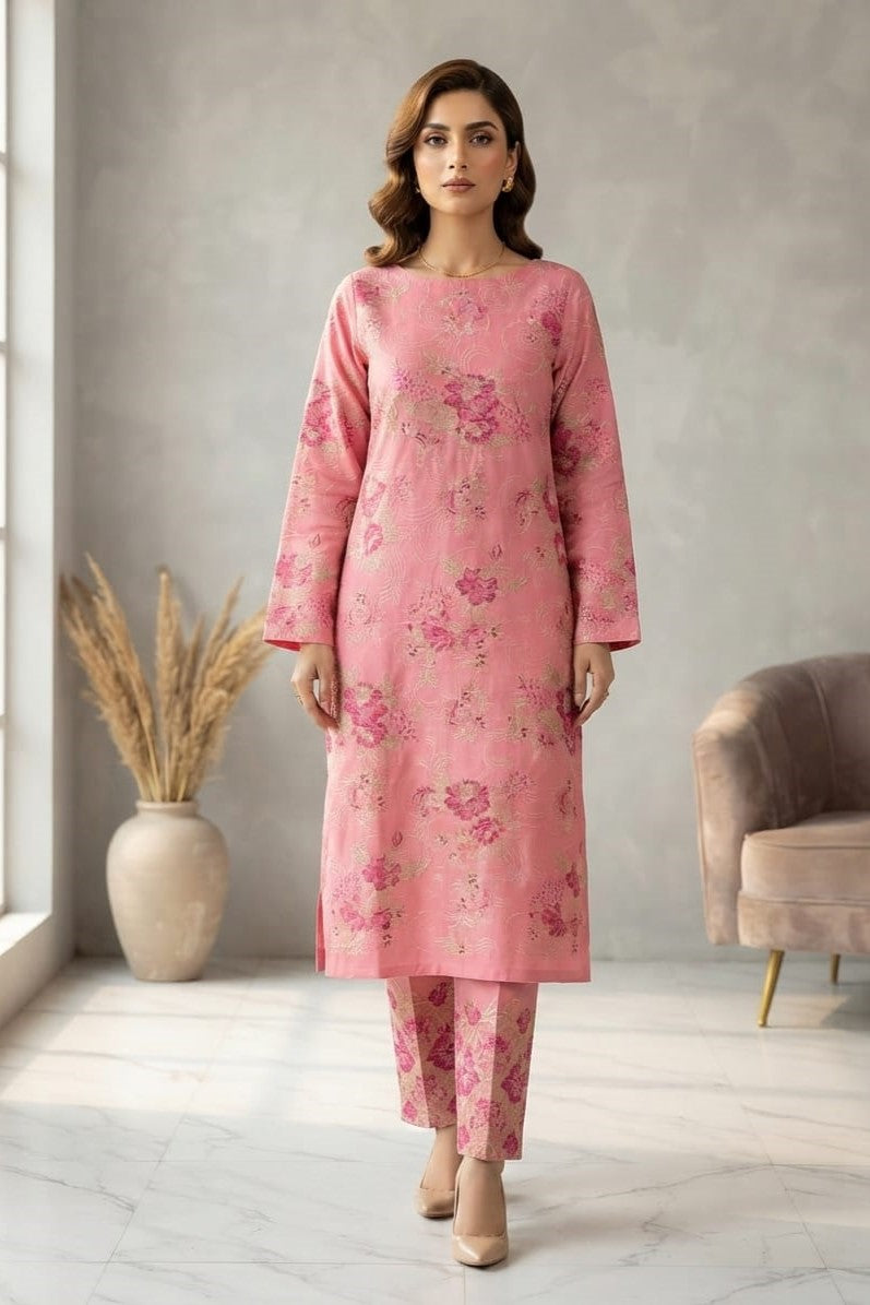 Designer Unstitched Embroidered ST Lawn 2pc