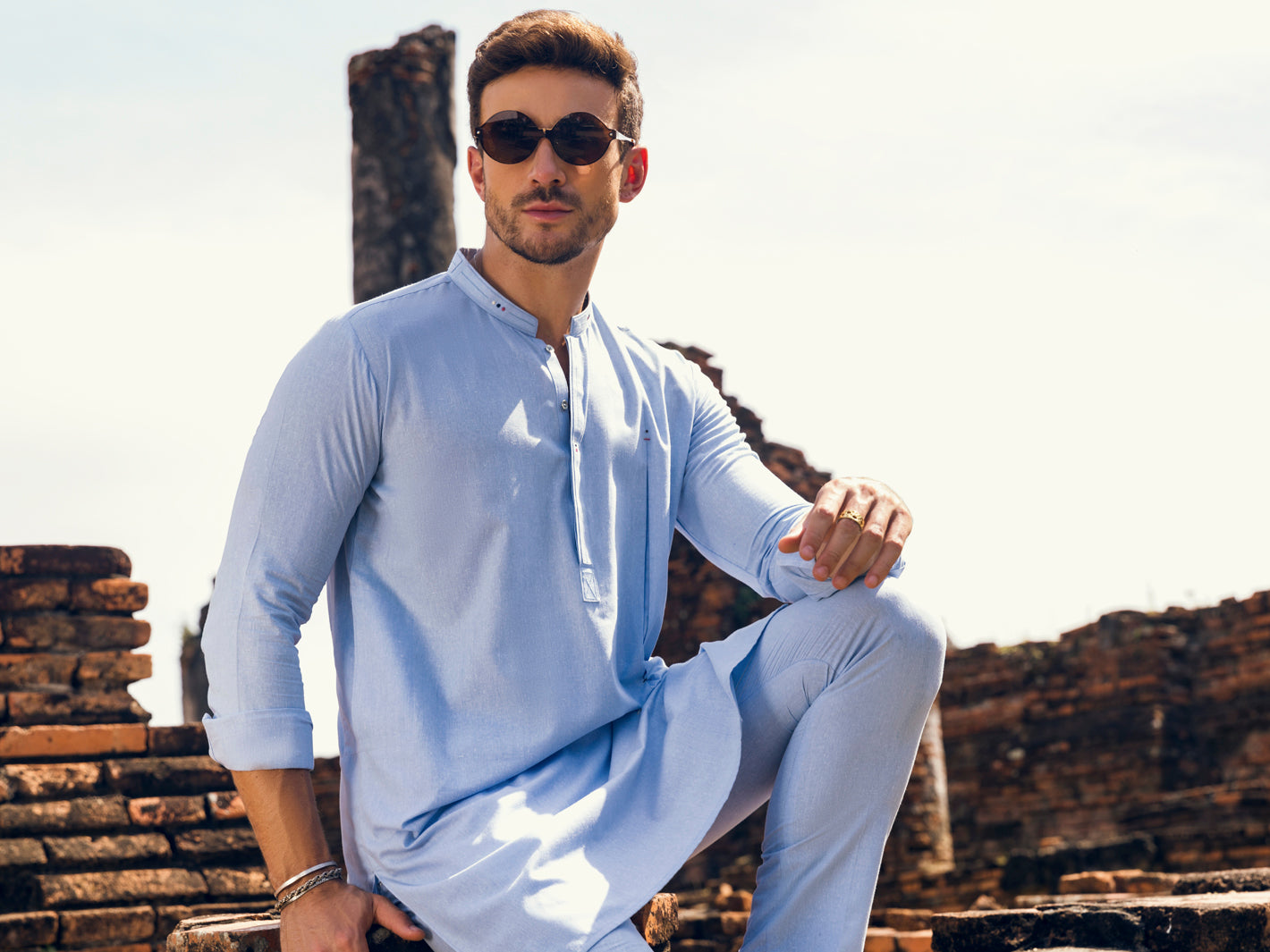 Almirah Stitched Men's Kurta Trouser