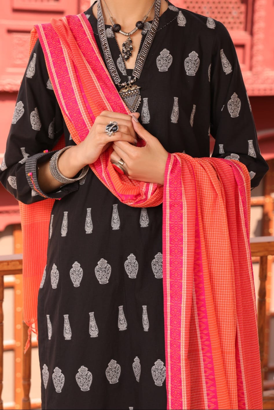 Almirah Unstitched Ladie's 3pc