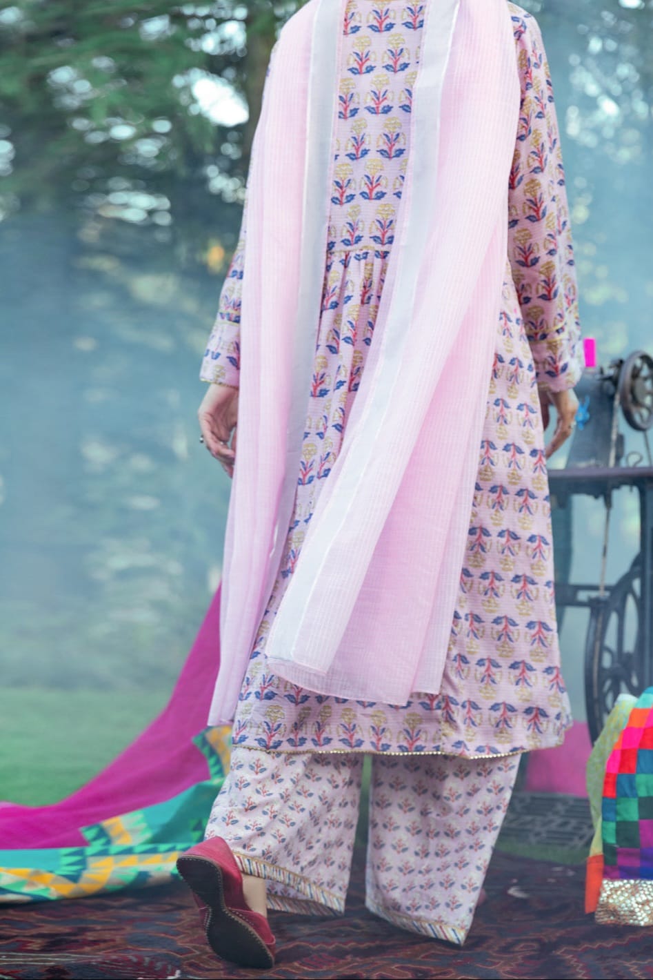 Almirah Unstitched Ladie's 3pc