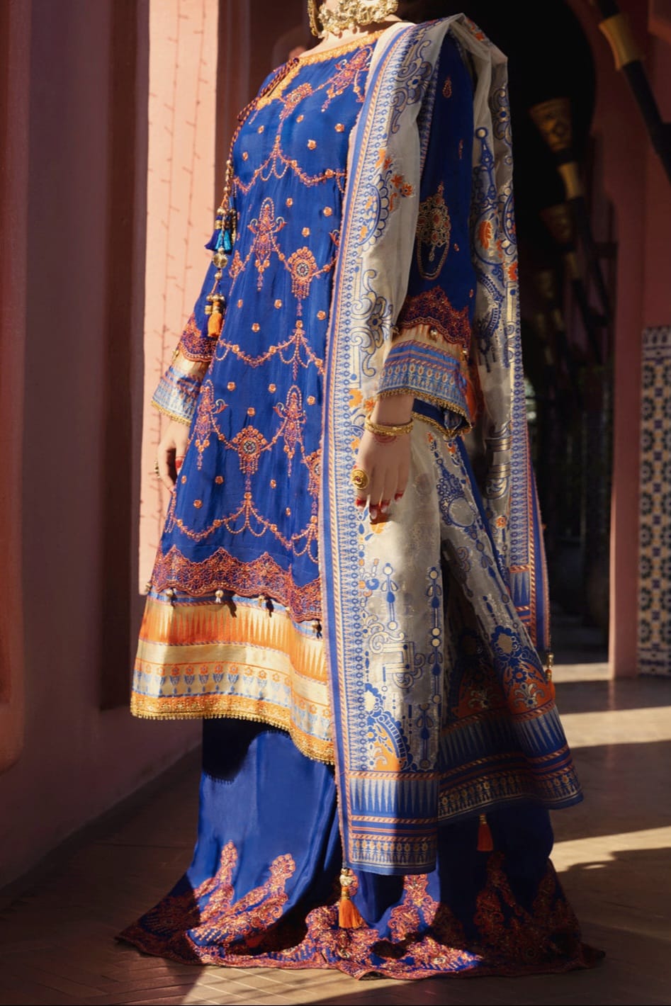 Almirah Unstitched Ladie's 3pc