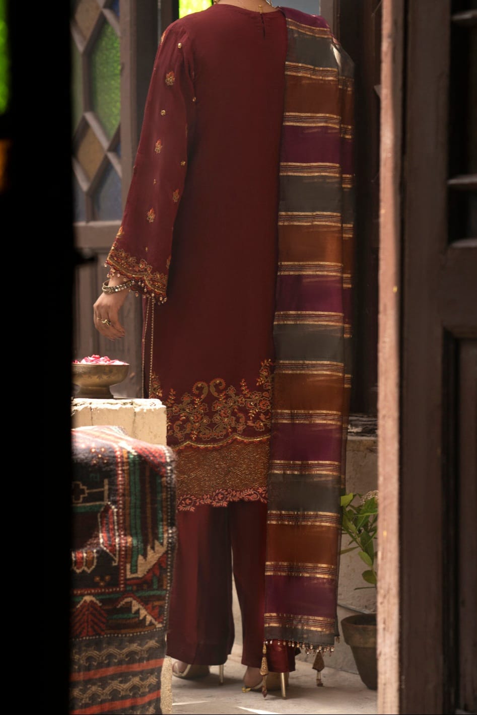 Almirah Unstitched Ladie's 3pc