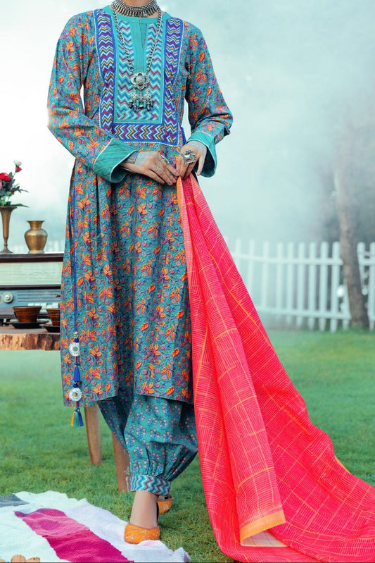 Almirah Stitched Ladie's Premiuim 3pc