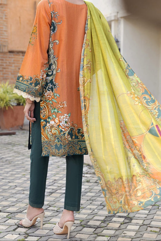 Almirah Stitched Ladie's Premiuim 3pc