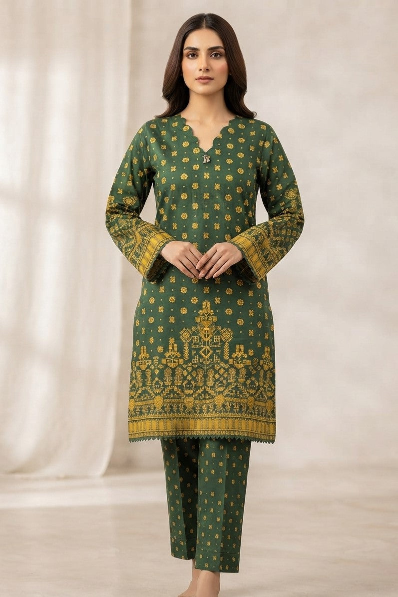 La Reine Stitched Printed ST 2pc