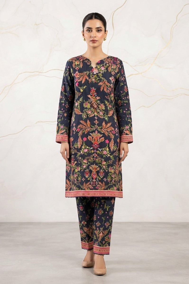 La Reine Stitched Printed ST 2pc