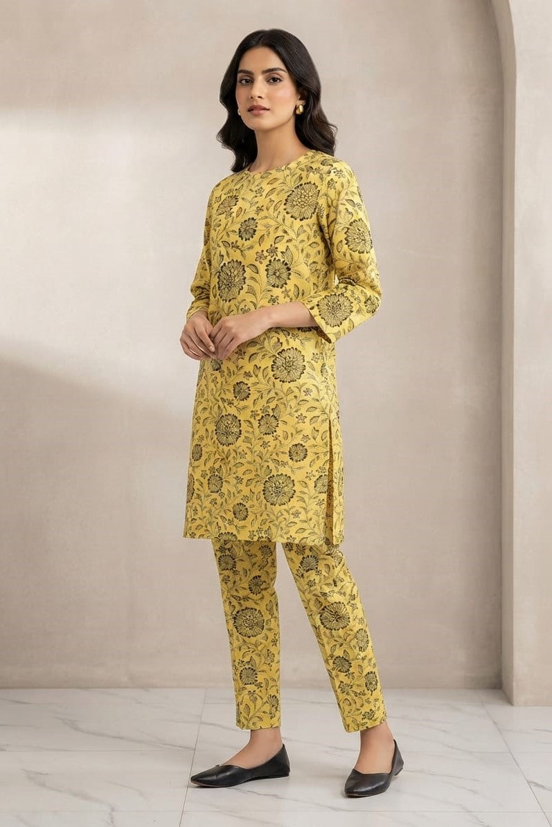 Designer Unstitched Embroidered ST Lawn 2pc