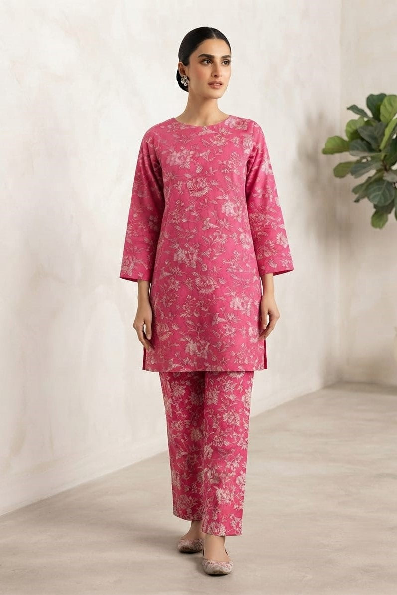 Designer Unstitched Embroidered ST Lawn 2pc