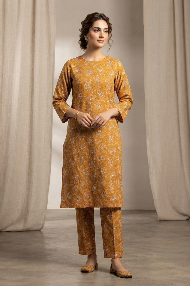 Designer Unstitched Embroidered ST Lawn 2pc