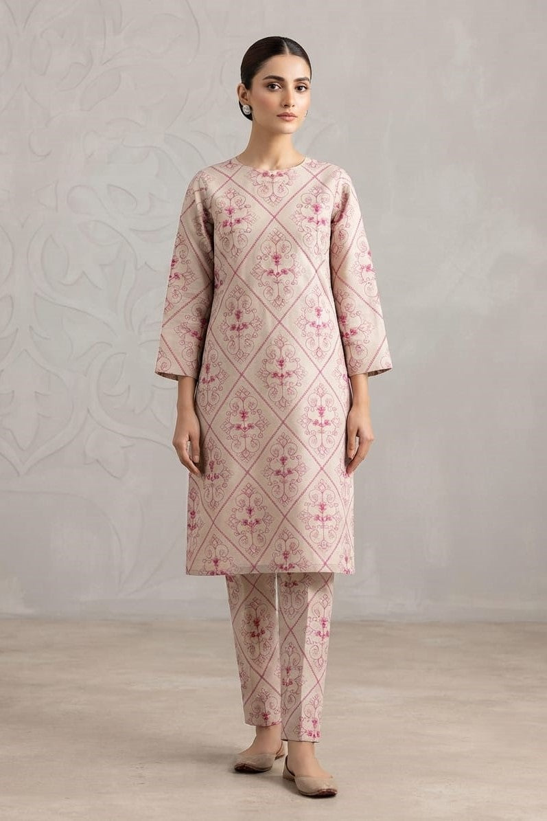 Designer Unstitched Embroidered ST Lawn 2pc