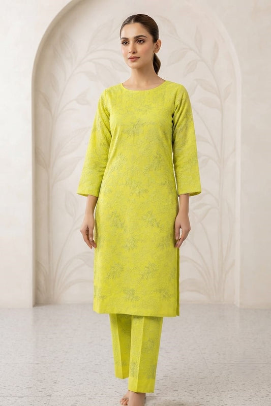 Designer Unstitched Embroidered ST Lawn 2pc