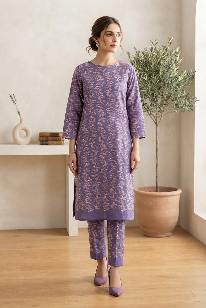 Designer Unstitched Embroidered ST Lawn 2pc